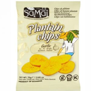 Plantain Chips Garlic 30x75g