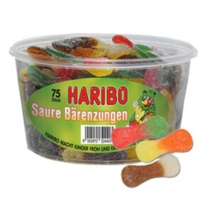 Haribo Bärenzungen Sauer 75 Stück