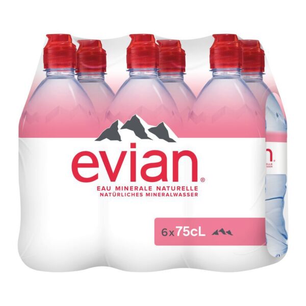 Evian-sport6X75cl